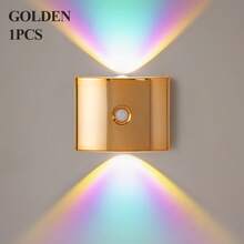 Wiederaufladbare LED Bewegungssensor Nachtlicht, Induktionslampe, LED Wandleuchte - Auto Ein/Aus, Batteriebetrieben (1200mAh) für Schlafzimmer, Flur, Treppe - Modernes minimalistisches Design, zeitgenössischer Stil, RGB Nachtlicht für Schlafzimmer, Treppenbeleuchtung, minimalistisches Licht, energieeffiziente Beleuchtung