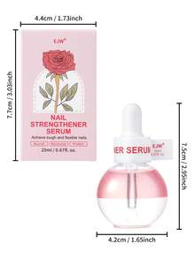 指甲强化剂 - 促进薄弱和受损指甲生长和调理 | 0.67 液体盎司，纯素且无动物实验成分，可与底油兼容 - 彩色 - 查看 9