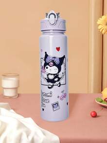 Sanrio 1pc Cute Kuromi, Melody, Cinnamon Dog Cartoon Design Plastic Water Cup, Coffee Cup, Tea Cup, Car Cup, Suitable For Daily Commute, Travel, Perfect Gift For Him, Also Ideal For Holiday Parties, Christmas, Ramadan, Easter, School Children - Multicolor - View 12
