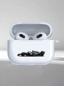 Black High-End Racing Car Earphone Case Compatible With IPhone - Suitable For Airpods 1/2, Protective Case & Compatible With Airpods 3/Pro/Pro2 - Perfect Gift For Boyfriend/Girlfriend