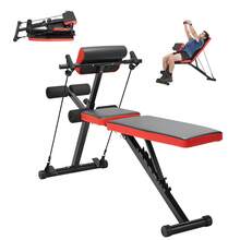 Multi-Functional Weight Bench For Full Body Workout, Roman Chair Hyperextension Bench, 770 Lbs Adjustable & Foldable Equipment For Back Arm Core Ab Workout, Sit Up Exercise Machine For Home Gym - Black - View 8