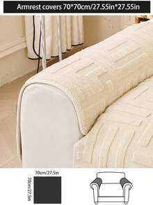 1 Stück Sofakissenbezug für alle Jahreszeiten, moderner minimalistischer rutschfester Sofasitzpolster, staubdicht und waschbar, weich und farbbeständig, tierfreundlicher Schutzbezug, anpassbar für Ecksofas, Schlafzimmer, Büro, Wohnzimmer