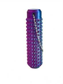 1pc Mini Sensory Keychain With 3D Cone Roller, Designed To Relieve Anxiety And Stress, Small Gift - Multicolor - View 8