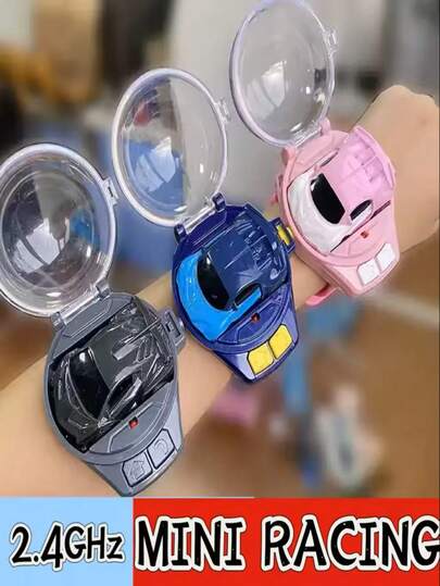 Mini Remote Control Alloy Race Car Toy Watch, Suitable For 3-12 Years Old Boys And Girls - Wireless Indoor/Outdoor Multi-Player Interactive RC Race Car Toy, Children's Birthday Gift
