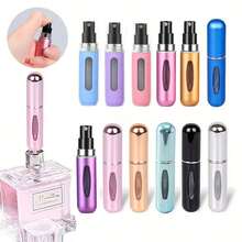 3 قطع زجاجات رذاذ عطر قابلة لإعادة التعبئة سعة 5 مل - أدوات تجميل DIY، رذاذ عطر بحجم السفر، رذاذ عطر فارغ. محمول للسفر والخروج والعطلات والتخييم. إكسسوار أساسي مناسب للجنسين. هدية مثالية لعيد الميلاد وعيد الحب للنساء.