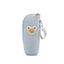 Cartoon Bear Insulated Milk Bottle Bag, Portable Bottle Holder For Stroller - 22*8*7 - View 15