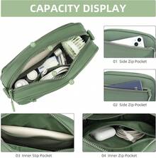Checkered Crossbody Bag For Women Small Cute Purses  Shoulder Handbags Wide Strap - Bean Green - View 10