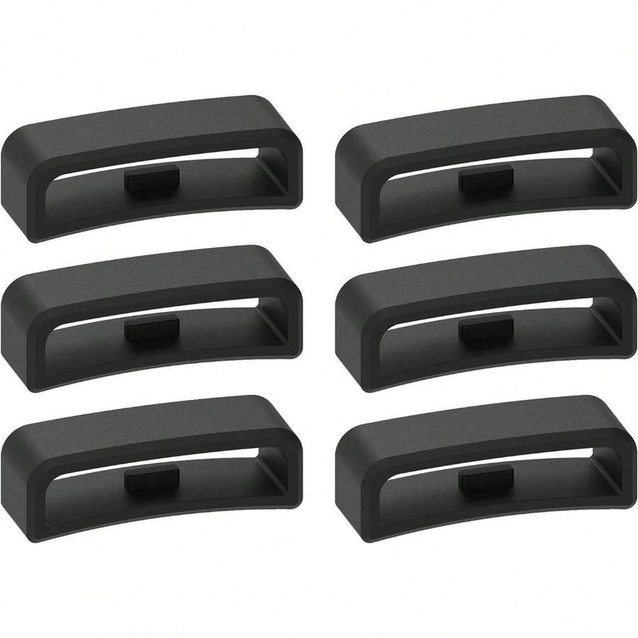 22mm Width Wrist Strap Mount Compatible With Garmin Vivoactive HR/Forerunner 910XT Mount Rings, 6 Pack