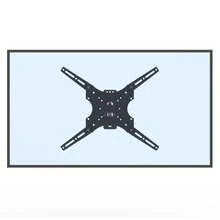 26-55" Adjustable Wall Mount Bracket Rotatable TV Stand TMX400 With Spirit Level - Black - View 4