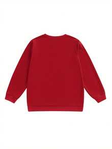 Parent Child Outfit One Piece For  Mommy And Me Matching Outfits Long Sleeve Crewneck Star Letter Pattern Sweatshirts Christmas Pullover