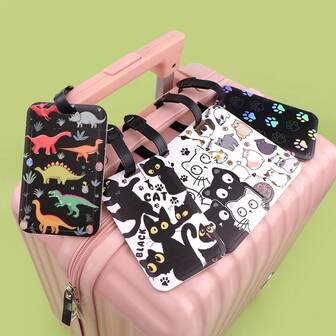 1 Set Of Latest Photo Storage Tags, Small Photo Frames, Luggage Tag ID Protection Covers, Travel Luggage Accessory Pendants, Street Accessory Tags