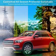 1pc Funny Cartoon Pattern Car Sun Visor, Fashionable Design, Easy To Install, Interesting Car Accessory, Made Of Polyester Fiber, Blocks UV Rays, Suitable For Various Car Models, Provides Heat Insulation And Privacy Protection, Foldable For Easy Storage