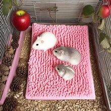 Small Animal Hideaway& Hammock, Cozy House With Roof For Small Pets To Sleep And Hide - Washable Pet Cave& Hideout Corner, Hanging Hammock Hideout Bed, Cage Accessories For Guinea, Hamster, Rat, Glider, Squirrel, Ferret, Kitten, Squirrel, Chinchilla