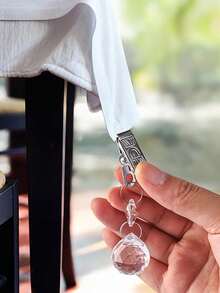 10Pcs Artificial Crystal Tablecloth Clips Metal Clips Tablecloth DecorTablecloth Sun Catcher Fixed Clips Weighted Clips For Living Room Coffee Shop Restaurant Hotel Wedding Party Outdoor Tablecloth Decoration Sun Catcher Hanging Decoration