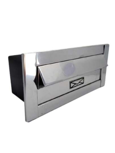 Caixa de Correio Carta Pequena Aço Inox Espelhado Luxo Pronta Entrega