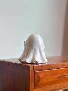 Decorazione da scrivania per l'umore brusco, figura spettrale per Ognissanti e Natale, accessorio da ufficio divertente, regalo unico e sfacciato per i colleghi, decorazione d'arredo audace e stravagante per la casa