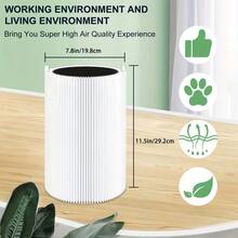411 Replacement Filter, Activated Carbon Filter For Blueair Blue Pure 411 Genuine, Blue Pure 411+,411 Auto & Mini Air Purifier, High Efficiency Filter (1 Pack)