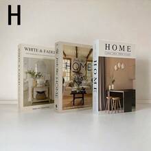 3pcs Vintage-Style Decorative Books, Fake Books, Simulation Books, Decor Books For Bookshelf, Cafe, Hotel, Photography Props, Film/Video Conversion Models, Nordic Home Decor, Coffee Table Accessories