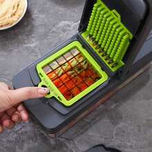 1 Vegetable Onion Chopper, Multifunctional Cutting Machine, Ingredient Processing Tool, Onion Chopper With Drain Basket, Carrot Garlic Chopper With Container, Kitchen Tools, Kitchen Accessories, Suitable For Home/Restaurant To Quickl