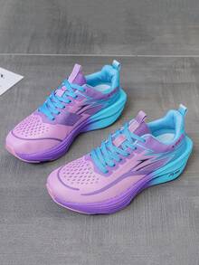 Giày thể thao ngoài trời thời trang chống trượt thoáng khí chất lượng cao dành cho cả nam và nữ, phù hợp cho mùa thu/đông - Màu tím - Xem 1