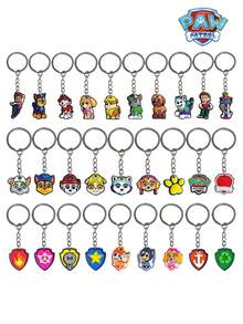 5pcs/10pcs Random Paw Patrol Cute Cartoon Character Keychains, Can Be Hung On Bags, Keys, Suitable As Gifts, Rewards, Etc. - Multicolor - View 3