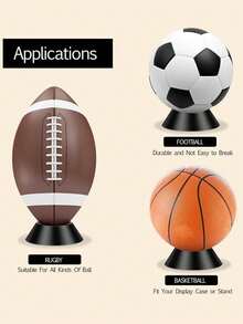 1/3/5/8 Stück Multi-Sport Ball Ständer - Robuste PP Vier-Ecken-Basis für Fußball-Zubehör, Sportbälle, Basketbälle und mehr - farbig für die Präsentation, Sportbekleidung für Frauen, Leggings Weihnachten