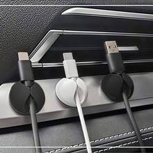 10pcs/Pack ABS Plastic Car Dashboard Cable Organizer, Multi-Functional Cable Clip, Easy Installation Without Drilling, Stable Placement, Optimize Charging/Audio Cable Management, Essential Car Accessory