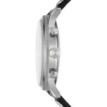 Fossil OSSIL Vintage Pilot Chronograph Watch For Men A Quartz Timepiece Featuring A Black Dial.