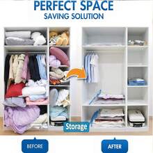 Transparent Vacuum Compression Storage Bags, Modern Home Use Vacuum Compressed Organizer Bags, Multi-Combination, For Clothes, Blanket, Shirt, Travel Accessories, Lightweight Travel Dust Proof Bags, Ideal For Travel And Home Storage, Space-Saving Bags