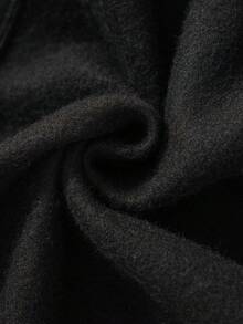 1件装少女休闲保暖运动裤，带口袋，舒适百搭，适合室内、室外、运动、秋冬季穿着。 - 黑色 - 查看 6