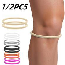 زوج أو زوجان من وسادات الركبة السيليكونية، دعامة ركبة رياضية احترافية/وسادات ركبة كرة السلة، مانعة للانزلاق وماصة للصدمات بتثبيت مرن 360° الدعم، للتدريب/مباريات كرة السلة، ضرورية للرياضة اليومية - متعدد الألوان - مشاهدة 12