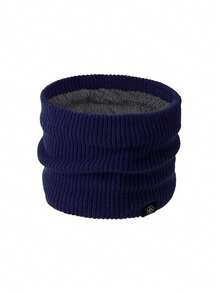 1 pieza Cuello calentador de estilo coreano para ciclismo al aire libre en otoño/invierno, con forro térmico y resistente al viento, esencial para esquiar y ciclismo en temporadas frías - Multicolor - Ver 9