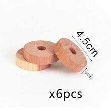 Cedar Ring And Ball Cedar Wood Blocks, For Wardrobe Drawers Shoe Cabinet Storage, With Storage Bag, For Clothing Storage