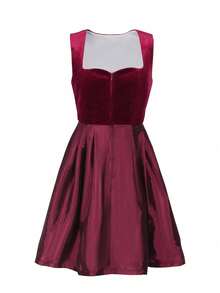 ii Women Oktoberfest Costumes German Bavarian Dirndl Dress For Carnival Halloween - Red - View 3