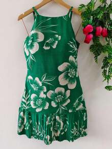 Women's Dress - Verde Oliva - Ver 1