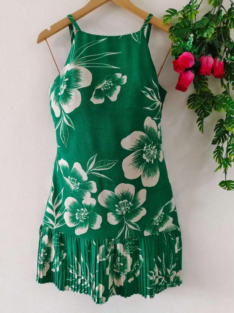 Women's Dress - Verde Oliva - Ver 1