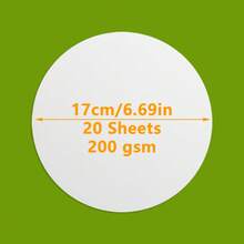 20 Sheets Of Round Cardboard, Three Sizes Of Thick Round Kraft Paper, Handmade Graffiti Drawing Paper, Student Sketching Art, Student Specific Drawing Paper Back To School - Multicolor - View 19