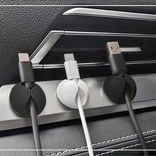 10pcs/Pack ABS Plastic Car Dashboard Cable Organizer, Multi-Functional Cable Clip, Easy Installation Without Drilling, Stable Placement, Optimize Charging/Audio Cable Management, Essential Car Accessory