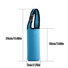 1pc Plain Portable Neoprene Water Bottle/Cup Sleeve, Minimalist Design For Camping, Travel, Back To School - Multicolor - View 9