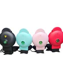 DMA Waflera Redonda Eléctrica para Waffles Fácil Limpiado Antiadherente Color Rojo - Multicolor - Ver 8