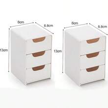 迷你桌面抽屉收纳盒 | 可爱收纳首饰、化妆品、珠子和手工制品 – 非常适合放在书桌/梳妆台上 梳妆台顶部迷你收纳抽屉 | 可爱收纳首饰、指甲油和化妆品 – 送给女孩的理想礼物 可爱迷你抽屉收纳盒 – 送给女孩的完美礼物 | 可收纳首饰、发夹、化妆品和小物件 圣诞节和万圣节礼物