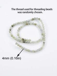 1 hebra de Cuentas sueltas de piedra natural de labradorita, cuentas redondas lisas de piedras curativas para hacer joyas, pulseras y collares de bricolaje, 4 mm, 6 mm, 8 mm