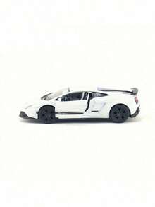 C C A 1:43 Maßstab Lamborghini Avendator SVJ Druckguss Legierung Modell Auto Sammleredition mit Staubschutz und Präsentationsständer Simulationslegierungsfahrzeugmodell Spielzeug Türen können geöffnet werden Weihnachts- und Geburtstagsgeschenk für Kinder