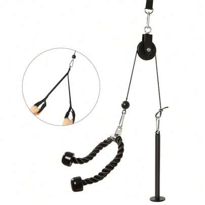 Trintion Professional Cable Pulley System Home Gym Pull Down And Lift Pulley Machine Attachment For Full Body Workout Strength Training Equipment For Arms Back Shoulders