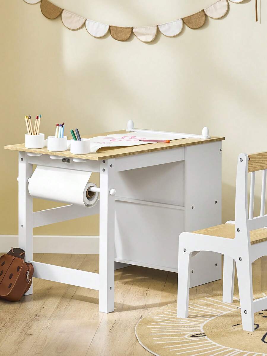 SoBuy KMB60 Children's Table With 1 Chair Children's Seating Group Inside Children's Table Chair Set Painting Table For Children