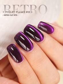 XEIJAYI Sơn móng tay từ tính phản quang mắt mèo 6 màu, 15ml, sơn gel móng tay mắt mèo, dùng trong salon móng tay UV LED, dụng cụ vẽ móng nghệ thuật ba chiều dành cho nữ. - Nhiều màu - Xem 9