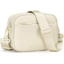 Checkered Crossbody Bag For Women Small Cute Purses  Shoulder Handbags Wide Strap - Beige - View 1