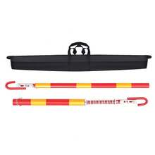 5 Ton Trailer Bar Tow Bar Spring Damping Tow Bar Warning Colour Red Yellow Static Spray Coating For Household Vehicles, SUVs, Small Cars - Red+Yellow - View 7