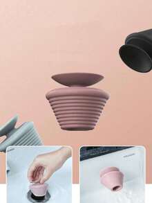 通用橡胶浴缸排水塞，水槽塞，浴缸塞，淋浴排水塞，硅胶浴缸排水塞，浴缸排水塞，水槽排水塞，适用于厨房、浴室、洗衣房、水槽、浴缸、洗脸盆 - 彩色 - 查看 4