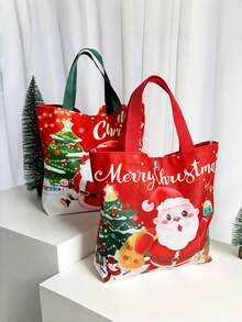 1 pieza Bolsa de regalo de Navidad, Bolsa de lona de regalo de caramelos con forma de manzana. Bolsas de Navidad, Bolsas de regalo de Navidad, Bolsas de lona de regalo de caramelos. Bolsa de Papá Noel. Bolsa de regalo de Navidad.